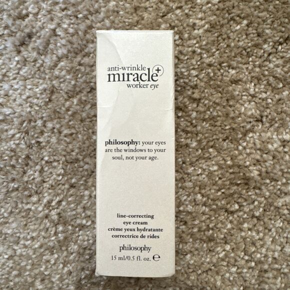 Philosophy Anti-Wrinkle Miracle Worker+ Eye 0.5 OZ BRAND NEW IN BOX! AMAZING! - Picture 1 of 5